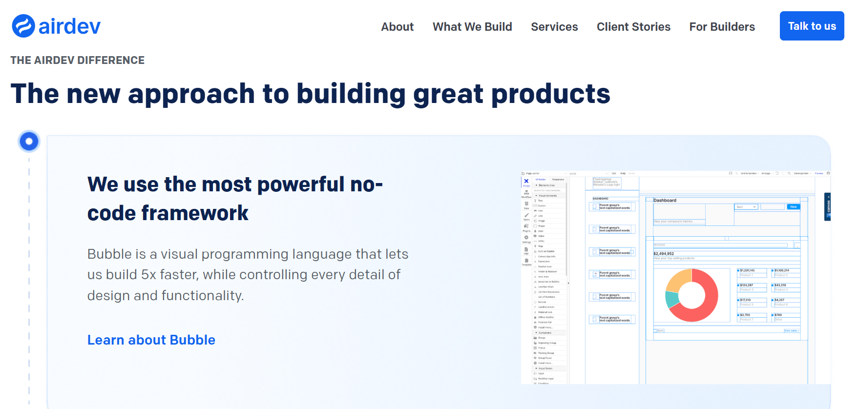 Airdev webpage