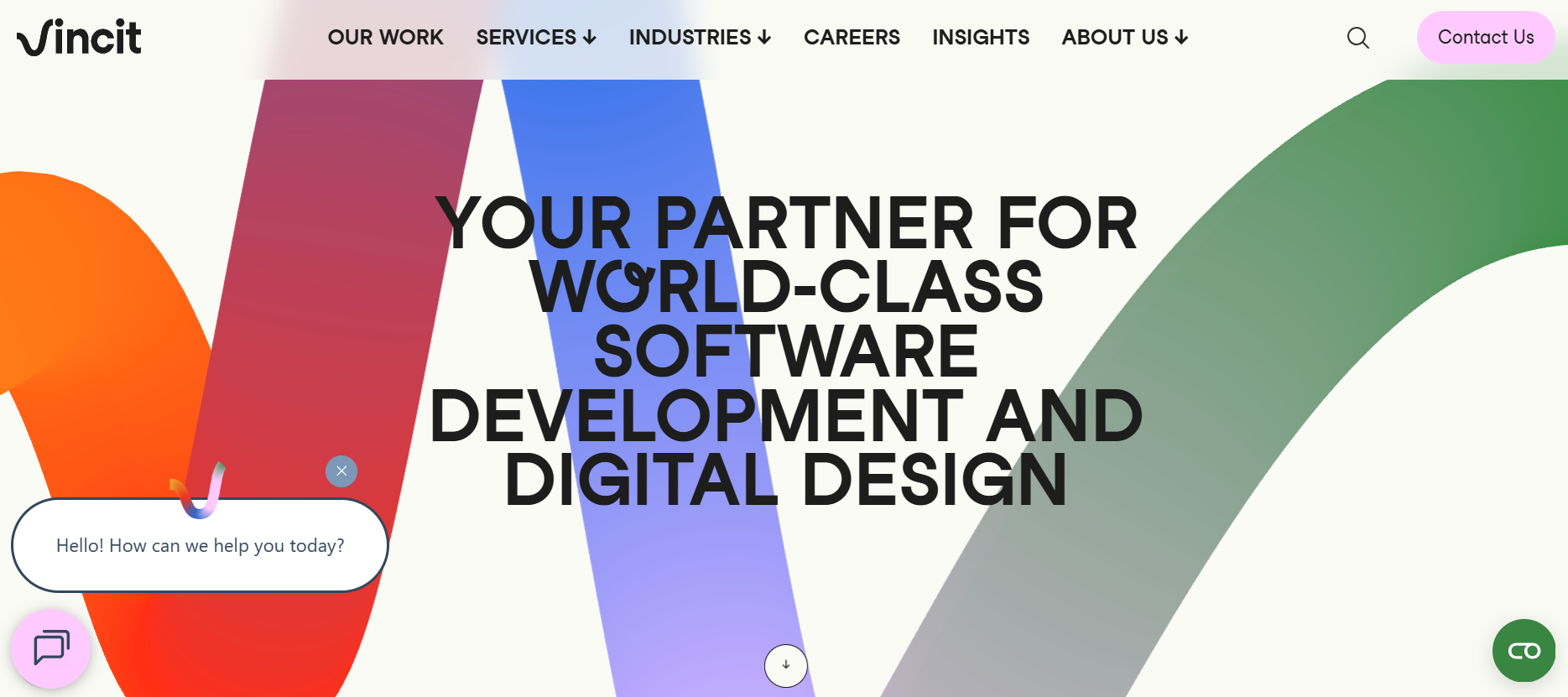 Vincit webpage