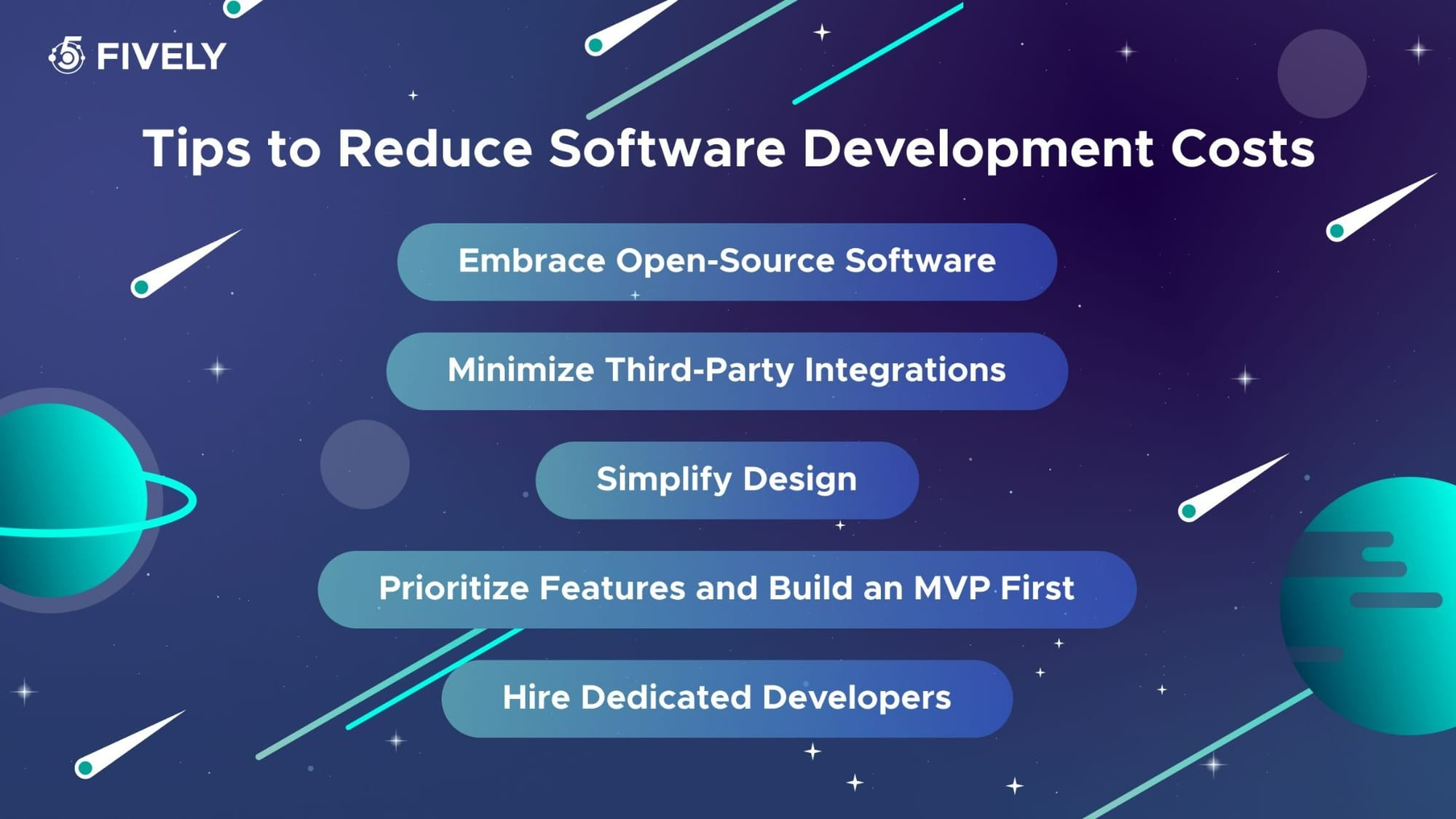 Tips to reduce software development costs
