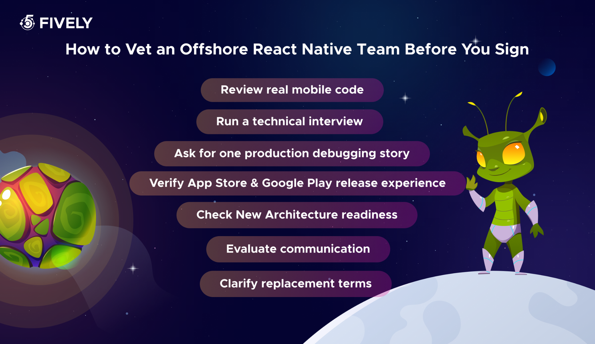 How to vet an Offshore React Native team before you sigh