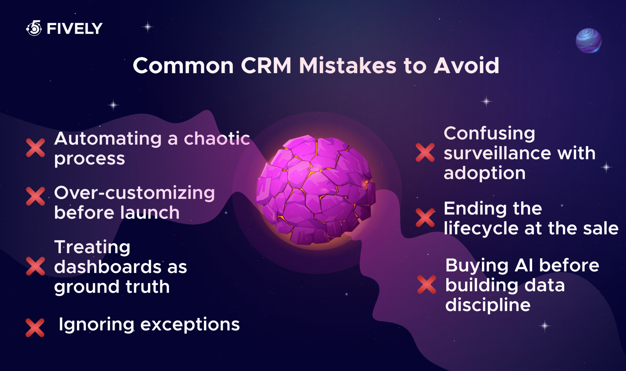 Common CRM mistakes to avoid