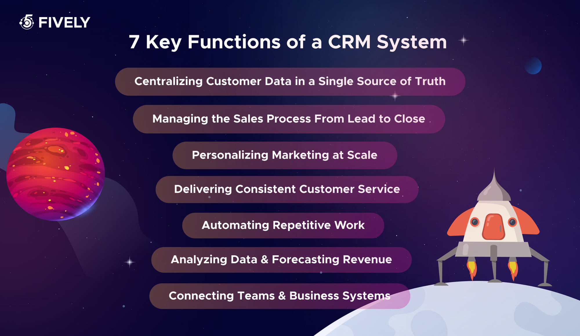 7 key functions of a CRM system