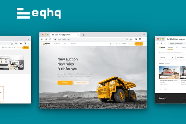 Auction Website Development Case Study: EQHQ
